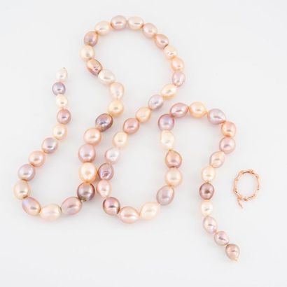 Collier de perles baroques de culture de...