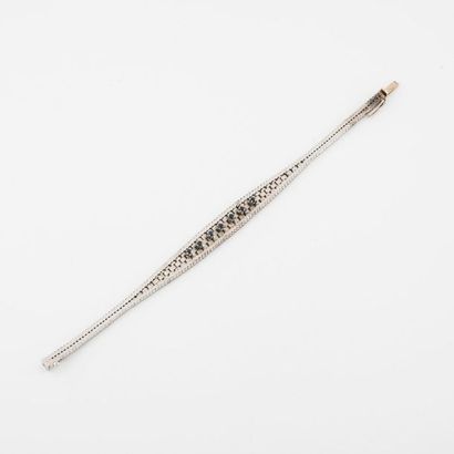 Bracelet ruban en argent (min. 800) amati...