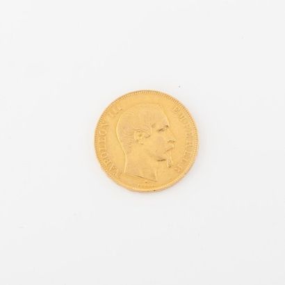 France
Pièce de 50 francs or, Napoléon III,...