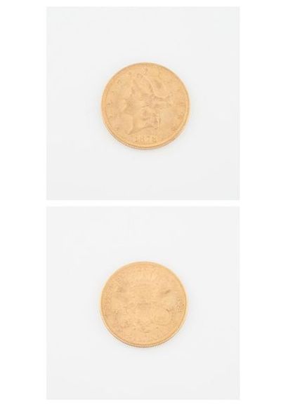 ÉTATS UNIS
Pièce de 20 dollars, Liberty,...