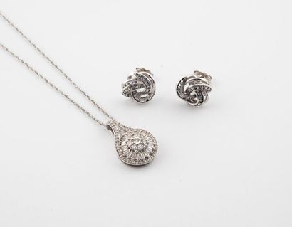 Chaîne de cou à maille torsadée, pendentif...