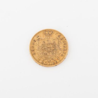 ITALIE
Pièce de 40 lire, Napoléon, 1814 M....