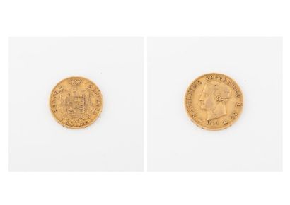 ITALIE
Pièce de 40 lire, Napoléon, 1814 M....