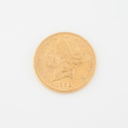 ÉTATS UNIS
Pièce de 20 dollars, Liberty,...