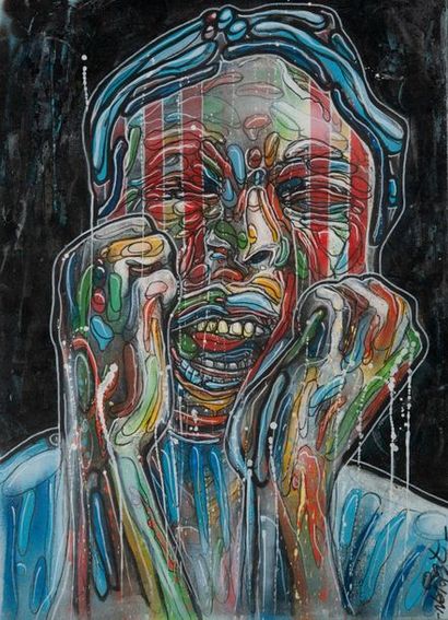 NOWART (1968) 
J'ai mal, 1998. 
Signée en...
