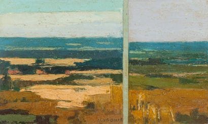 Pierre LEYGONIE (1923-2007)
Paysage de bord...