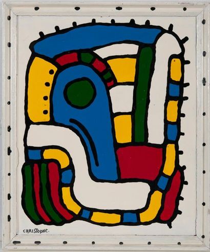 CHRISTOPHE (1961)
Sans titre. 
Acrylique...