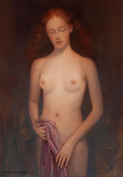 Andrzej MALINOWSKI (1947)
Femme nue, 1998.
Huile...