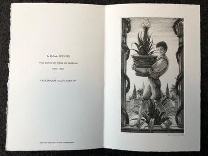 Erik DESMAZIERES (1948)
Le Jardinier, 1983.
Eau...