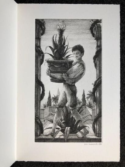 Erik DESMAZIERES (1948)
Le Jardinier, 1983.
Eau...