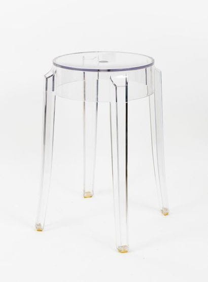 PHILIPPE STARCK (1949)
Tabouret Charles Ghost.
En...