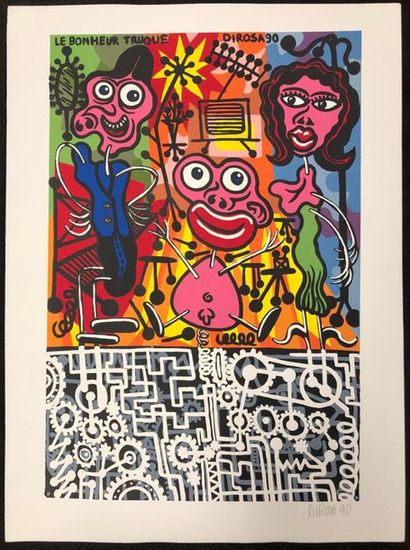 Hervé DI ROSA (1959)
Le bonheur truqué, 1990....