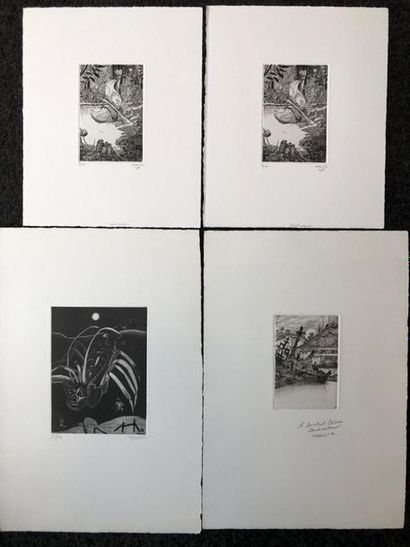 Philippe Mohlitz (1941-2019)
Lot de quatre...