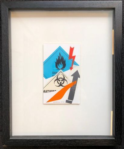 Peter KLASEN (1935)
Sans titre, 2000.
Collage...
