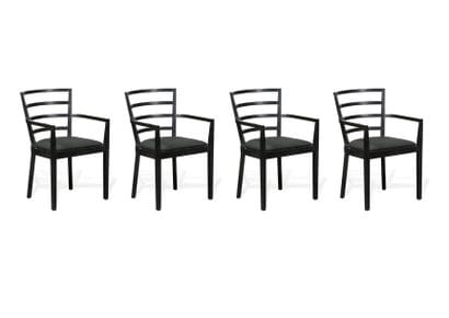 Raúl de ARMAS (1941)
Lot de quatre fauteuils...