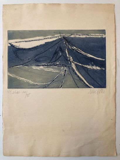 Pierre CHEVALLEY (1926-2006)
Sans titre.
Lithographie.
Signée...