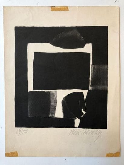 Pierre CHEVALLEY (1926-2006)
Sans titre.
Lithographie.
Signée...