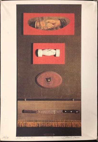 DANIEL SPOERRI (1930)
Salut les copains,...