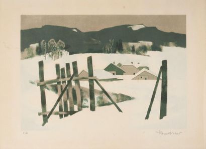 Pierre BICHET (1922-2008)
Hameau de montagne...