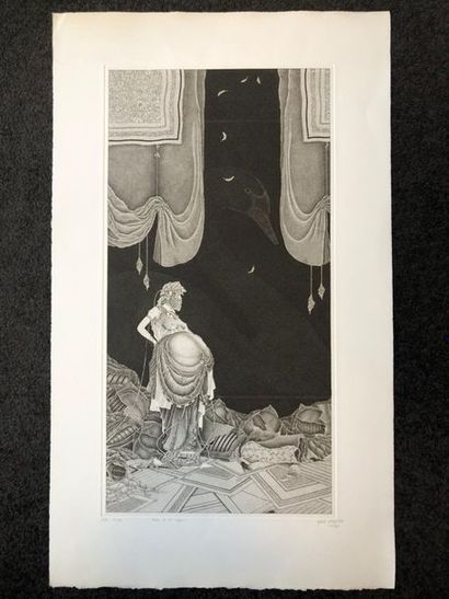 Michel ESTEBE (1954)
Lot de cinq eaux-fortes...