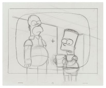 Studio Matt Groening
Bart and Homer. The...
