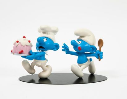 D'après PEYO 
Le Schtroumpf gourmand et le...