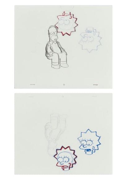 Studio Matt Groening
Homer (front) & Maggie...