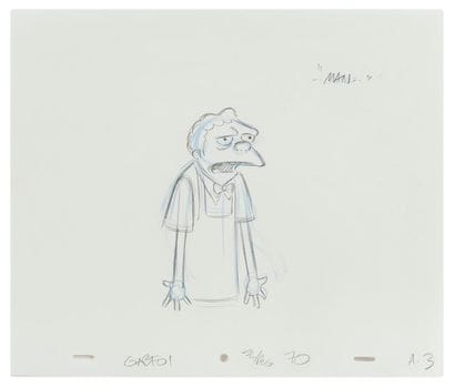 Studio Matt Groening
Man.
Moe. The Simpsons.
Pencil...