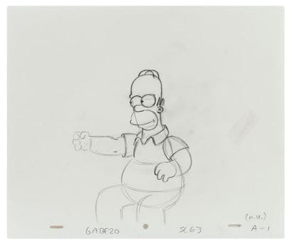 Studio Matt Groening
Homer. The Simpsons.
Pencil...