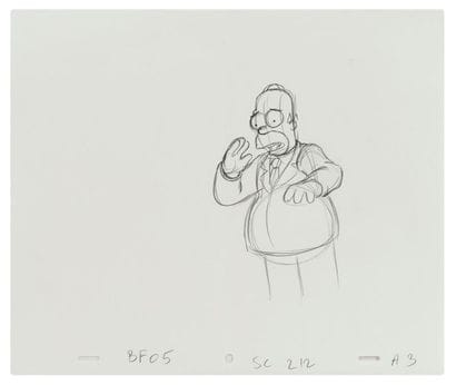 Studio Matt Groening
Homer. The Simpsons.
Pencil...