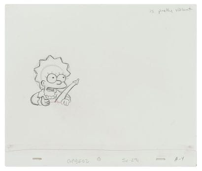 Studio Matt Groening
Is pretty violent. 
Lisa....