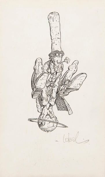 Regis LOISEL (1951)
Untitled.
Pencil lead...