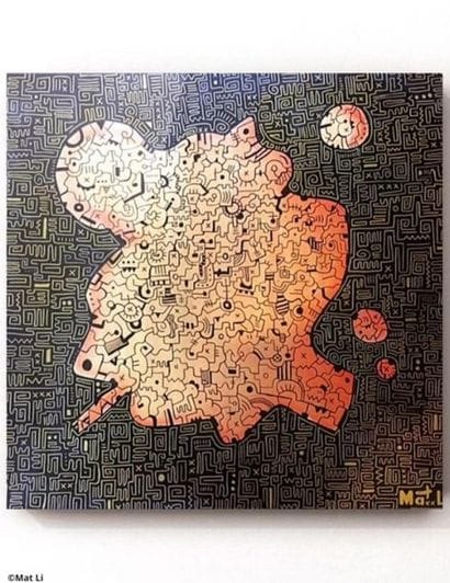 MAT LI
Une peinture pop-art de l'artiste...