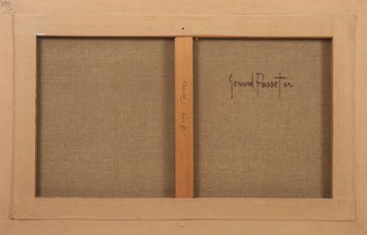 Gérard Passet (1936-2013)
Paysage, 1962.
Huile...