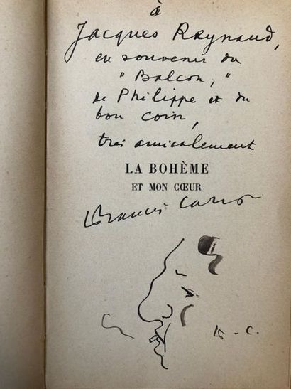 CARCO, Francis
La bohême et mon coeur. 
Editions...