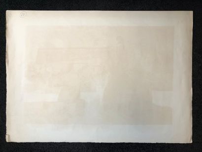 Bernard CATHELIN (1919-2004)
Les trois indiennes.
Lithographie...