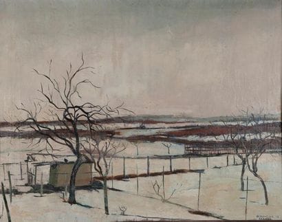 Marcelle FRASS ROUTIER (1915-2001)
Paysage...
