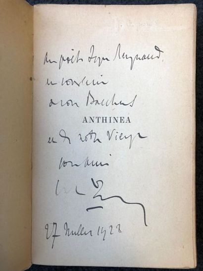 MAURAS, Charles
Anthinea, d'Athènes à Florence.
Librairie...