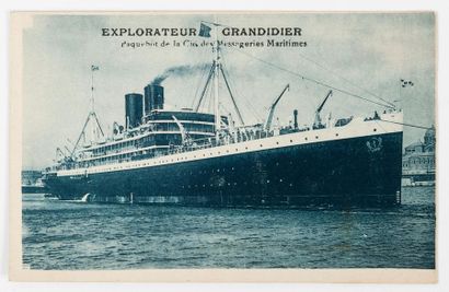 DINET, Etienne
Paquebot l'Explorateur Grandidier.
Carte...