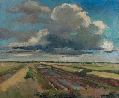 Marcelle FRASS ROUTIER (1915-2001)
Salt marshes,...