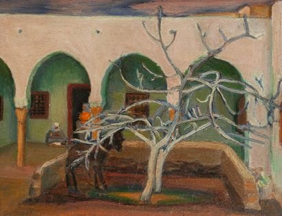 Albert GUINDET (1880-1973)
Moorish court....