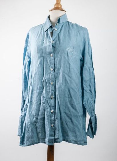 HERMES Paris
Chemise manche longue en lin...