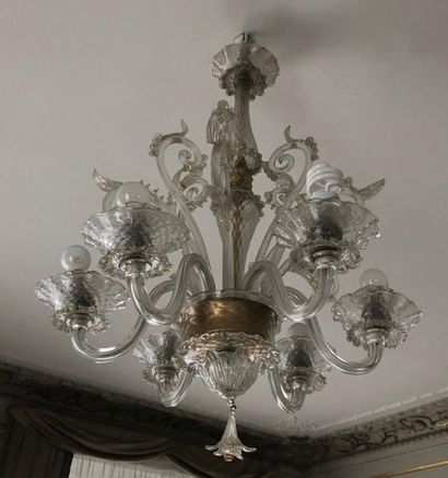MURANO, dans le goût de
Lustre en verre à...