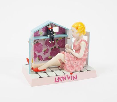 LANVIN
Miss Lanvin 27.
Sujet publicitaire.
Céramique...