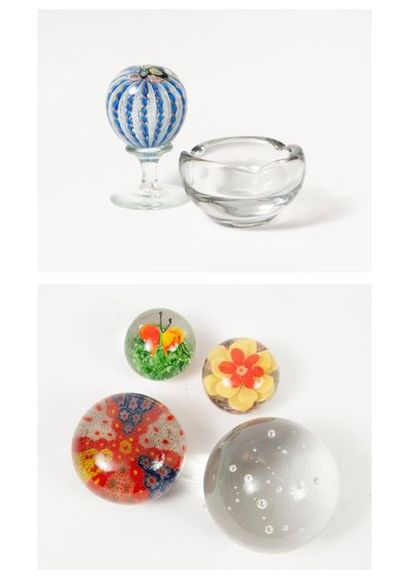 DAUM France
Cendrier.
En cristal incolore.
Signé.
Diam....