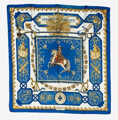 HERMES Paris
Carré en twill de soie imprimé...