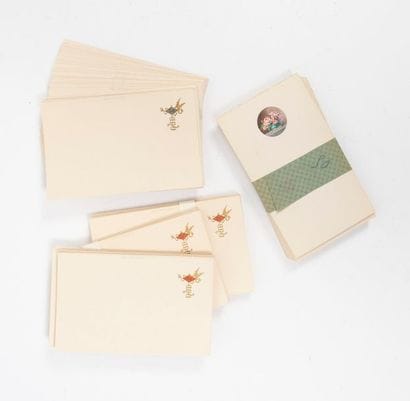 MAQUET, Paris
Lot de 100 menus vierges à...
