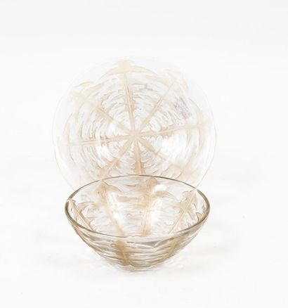 RENE LALIQUE (1860-1945)
Bol à mains Pissenlit.
Modèle...