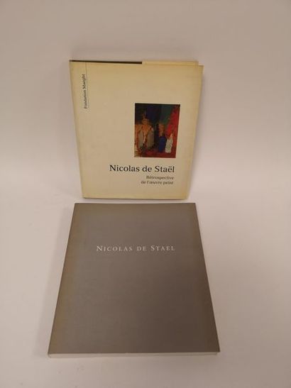 Lot including: 
- Nicolas de Staël ,Retrospective...