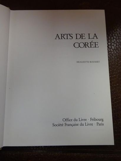 ROUSSET Huguette, 
Arts de la Corée. 
Office...